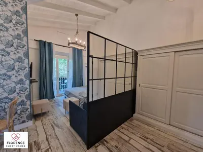 Letto o letti in una camera di Mirko apartment with free parking by Florence Sweet Homes