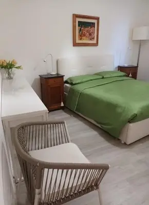 Letto o letti in una camera di Casa della Gabri