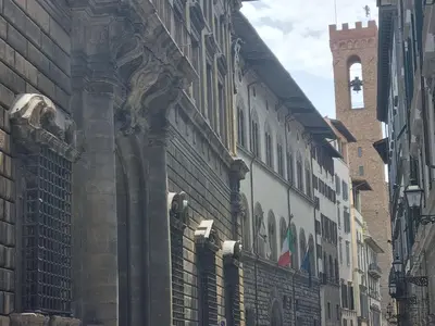 Planimetria di LA SEDE DELL'ARTE Monolocale Studio e Camere in Torre Medievale vicino a Duomo e Piazza Signoria