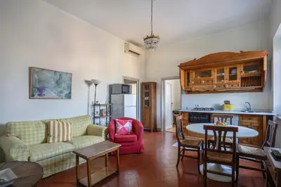 Cucina o angolo cottura di Apartment with terrace facing Duomo