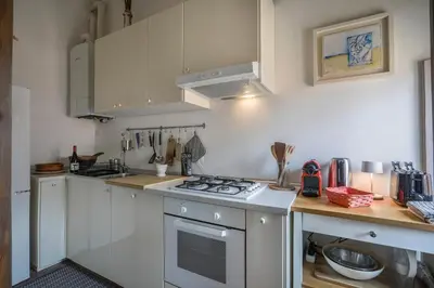 Cucina o angolo cottura di Panoramic loft with terrace near Ponte Vecchio