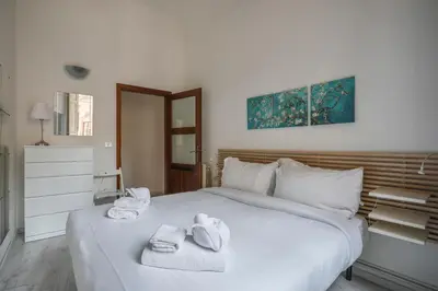 Letto o letti in una camera di Vigna nuova 2 Bedroom Apartment