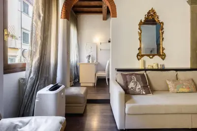 Area soggiorno di Borgo Art Apartment by Mmega