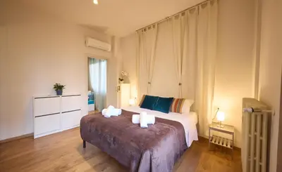 Letto o letti in una camera di [Novoli] Cozy Apartment
