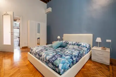 Letto o letti in una camera di La casa di Remo Ground-Floor with a patio