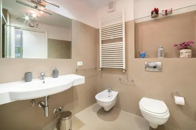 Bagno di La casa di Remo Ground-Floor with a patio