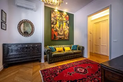Area soggiorno di YID LUX SUITE BOLOGNESE