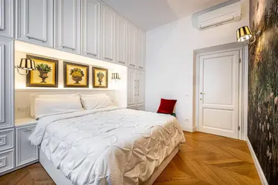 Letto o letti in una camera di YID LUX SUITE BOLOGNESE