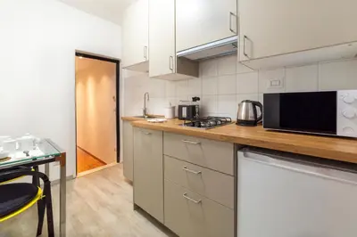 Cucina o angolo cottura di Santa Croce suite with a stunning view