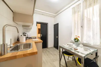 Cucina o angolo cottura di Santa Croce suite with a stunning view