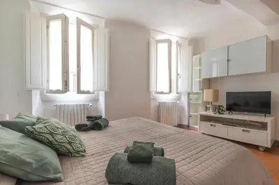 Letto o letti in una camera di Casa Assenzio