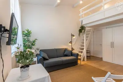 TV o dispositivi per l'intrattenimento presso Bright studio flat in Oltrarno