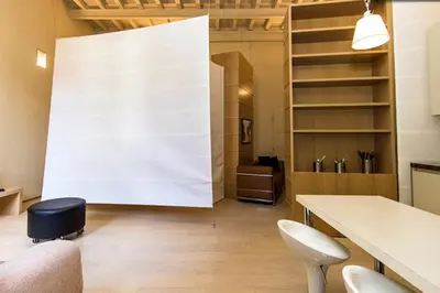 Area soggiorno di Vigna Nuova Suites
