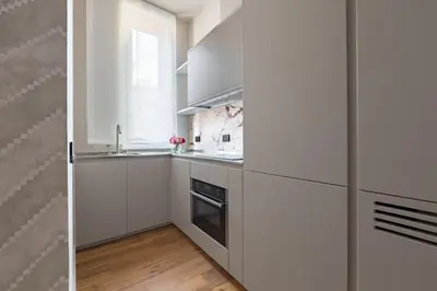 Cucina o angolo cottura di Apartments Florence - Palazzo Signoria Luxury Apartments 10- Giuditta