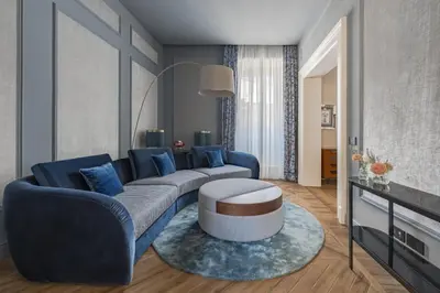 Area soggiorno di Apartments Florence- Palazzo Signoria luxury Apartments 2-David
