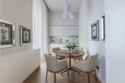 Area soggiorno di Apartments Florence- Palazzo Signoria luxury Apartments 2-David