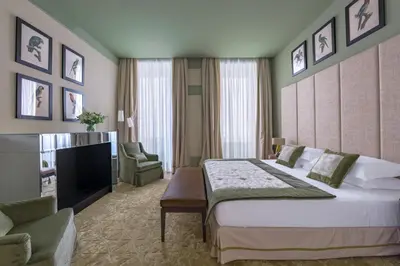 Letto o letti in una camera di Apartments Florence - Palazzo Signoria luxury Apartments 5 - Nettuno