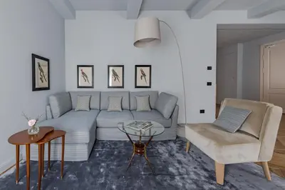 Area soggiorno di Apartments Florence - Palazzo Signoria luxury Apartments