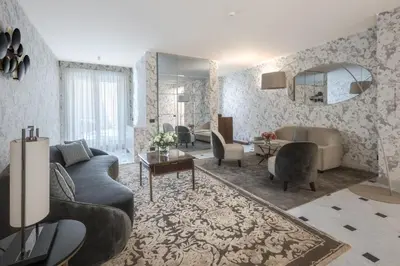Area soggiorno di Apartments Florence - Palazzo Signoria luxury Apartments