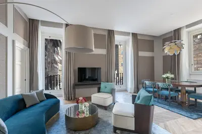 TV o dispositivi per l'intrattenimento presso Apartments Florence - Palazzo Signoria luxury Apartments 8