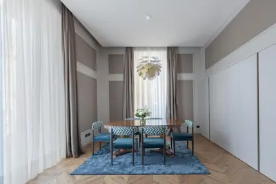 Area soggiorno di Apartments Florence - Palazzo Signoria luxury Apartments 8
