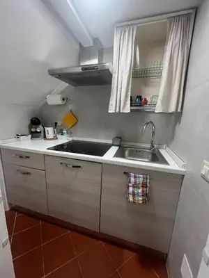 Cucina o angolo cottura di AL 106 Apartment [Free Wi-fi 5 min dalla Stazione]
