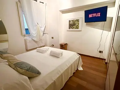 Letto o letti in una camera di DaVinci Boutique Apartment