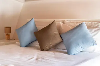 Letto o letti in una camera di [Piazza Santo Spirito] Appartamento con 2 Camere Matrimoniali