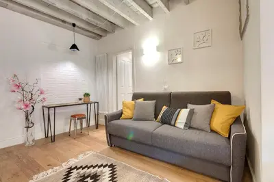 Area soggiorno di De Rustici Apartment