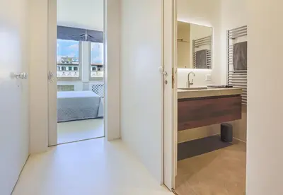 Letto o letti in una camera di Apartments Florence- Vasari Luxury with view