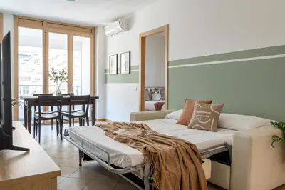 Letto o letti in una camera di Penthouse Midori