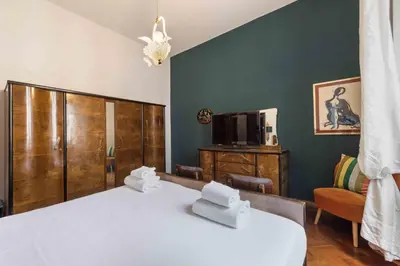TV o dispositivi per l'intrattenimento presso Angelico 3 bedrooms by Mmega