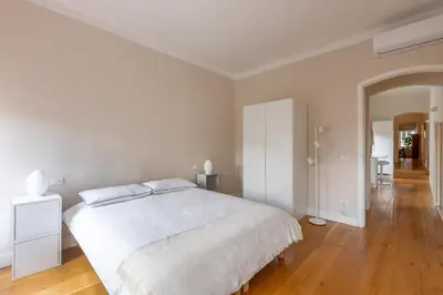 Letto o letti in una camera di Loft in Santo Spirito