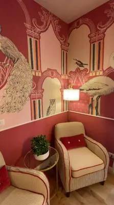 Area soggiorno di Toscanella Royal Suite