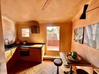 Cucina o angolo cottura di Via delle Caldaie