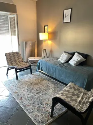 Letto o letti in una camera di B&B Royal Prato