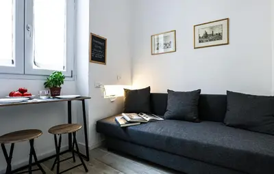 Area soggiorno di Giotto Studio Flat