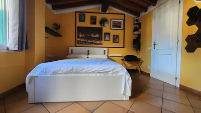 Letto o letti in una camera di Mansarda Nonna Gina with terraces