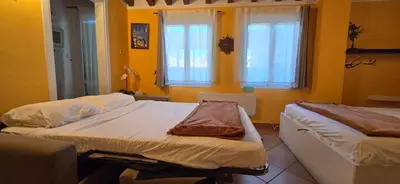 Letto o letti in una camera di Mansarda Nonna Gina with terraces