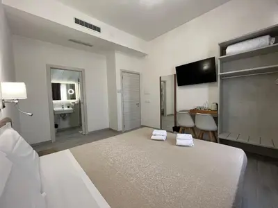 TV o dispositivi per l'intrattenimento presso Affittacamere Sunset House