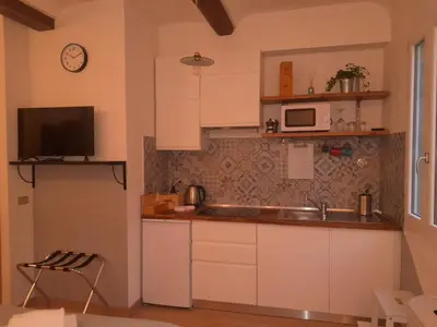 Cucina o angolo cottura di Casa Dei Bianchi