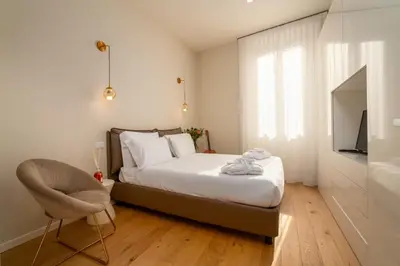Letto o letti in una camera di Residenza del Principe