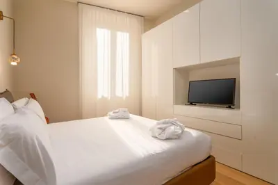Letto o letti in una camera di Residenza del Principe
