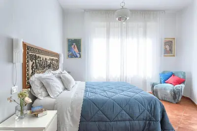 Letto o letti in una camera di L'Angolo di Ponte Vecchio