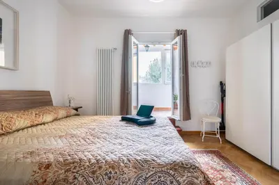 Letto o letti in una camera di Flat Moon over Florence, Terrace, Free Parking
