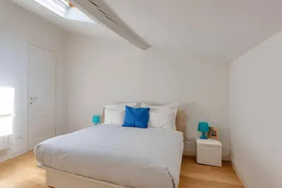 Letto o letti in una camera di Porta a Prato 46