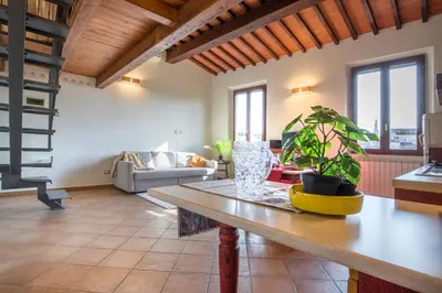 Area soggiorno di Brunelleschi View Suite