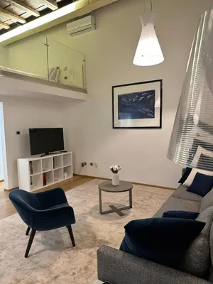 TV o dispositivi per l'intrattenimento presso Elegante appartamento Borgo San Jacopo