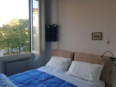 Letto o letti in una camera di Il Prato Firenze