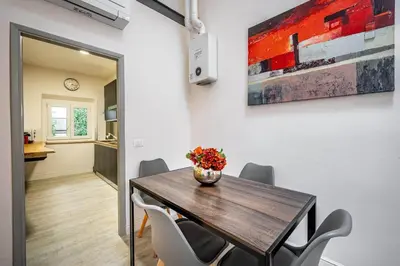 TV o dispositivi per l'intrattenimento presso YID Donatello con terrazzo